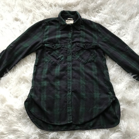 Denim & Supply Ralph Lauren Tops - DENIM & SUPPLY GREEN BLUE BUFFALO PLAID‎ FLANNEL